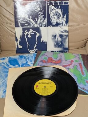 The Rolling Stones "Emotional Rescue" Vinyl LP - Complete With Poster